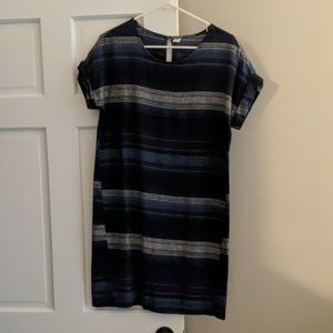 Old Navy Striped Linen Dress